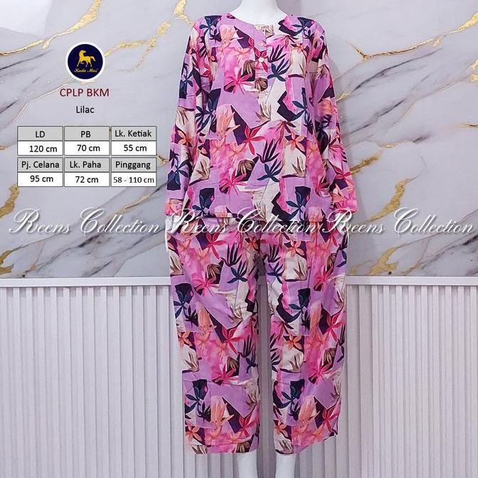 Promo Setelan CPLP Kuda Mas | Piyama Celana Panjang Lengan Panjang Batik Kuda Mas Diskon