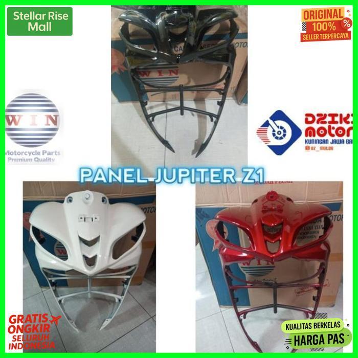 Berkualitas Panel Tameng Body Depan Yamaha Jupiter Z1 Injection 1Yd Hitam Merah Putih Merek Win