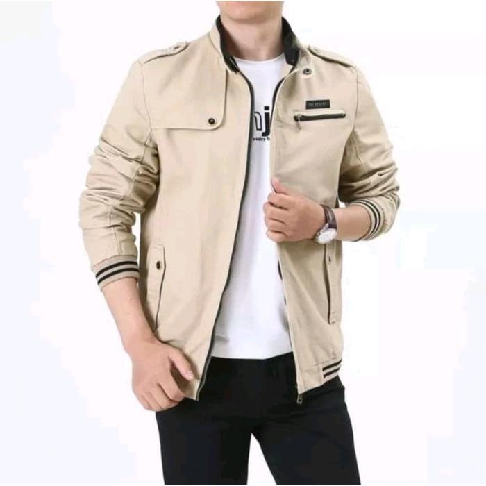 Jaket Bomber Pria Champion Jaket Kasual Style Korea Jaket  Cowok Distro Termurah Best Quality 100% O
