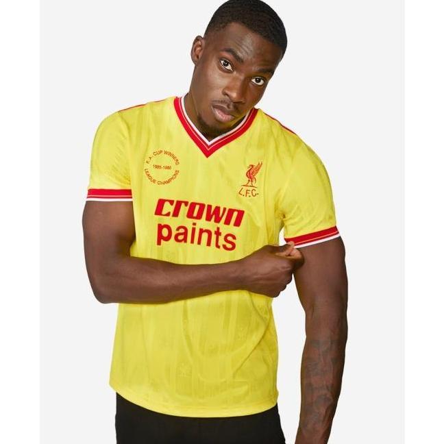 Liverpool Fc Retro Mens 1986 Third Shirt Men - Official Lfc Jersey Original Pria