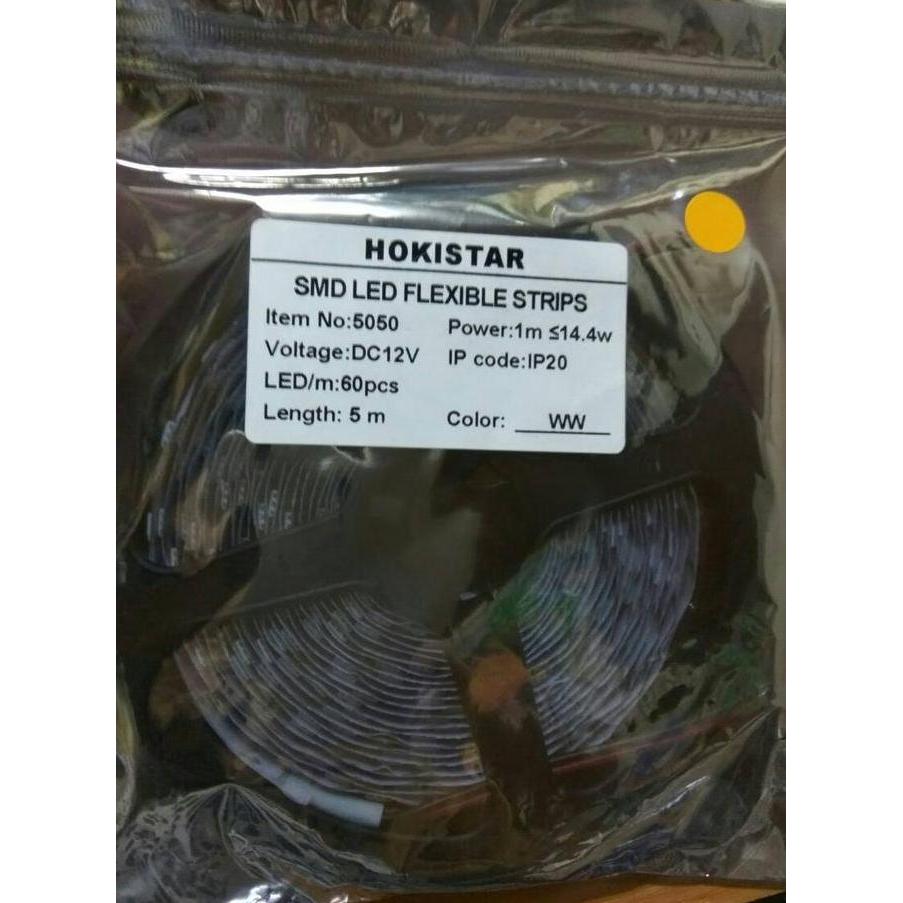 LAMPU LED FLEXIBLE STRIPE 5 METER PER ROLL