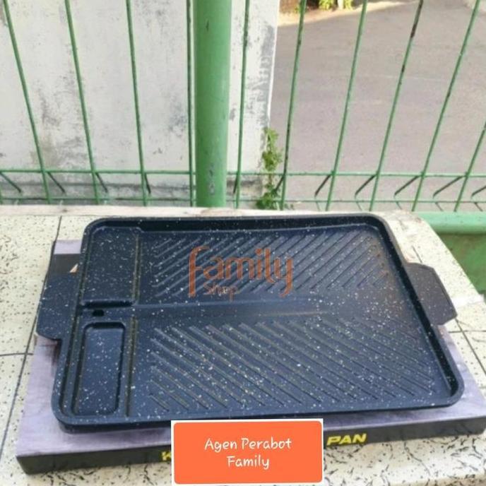 Diskon Plat Panggangan Grill Pan Kotak Bbq Nagako Alat Panggang Ikan Sate Dll Kitchenware