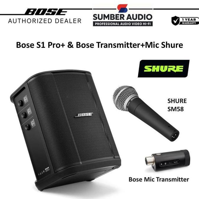 Terlaris Bose S1 Pro+ Portable Bluetooth Wireless Karaoke Party Speaker System | Speaker Portable Bo