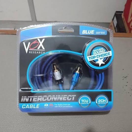 Promo Rca cable Vox Blue Series 1 meter , kabel rca OFC 1M vox research Diskon