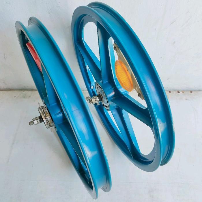 Wheelset Osbmx 20 Inchi Velg Bintang Viber Oldschool Bmx Taiwan Nos Racing Palang 5 Lengkap Freewhee