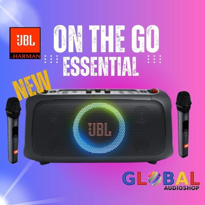 Terlaris Jbl Partybox Onthego Essential Original With Mic Wireless On-The-Go Portable Ori
