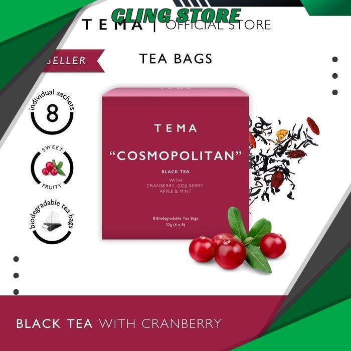 BLACK BERRIES TEA / TEH HITAM BERRIES / COSMOPOLITAN TEMA TEA / TEA BAGS 8 SERVINGS / BLD BEST SELLE