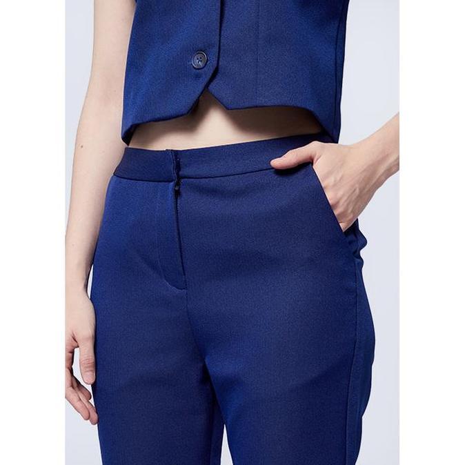 Executive Skinny Fit Knit Pants 5-LPKKSG124B132 Navy