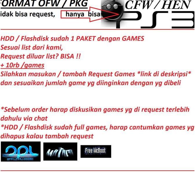 FLASHDISK USB 32GB FULL ISI GAME PS2