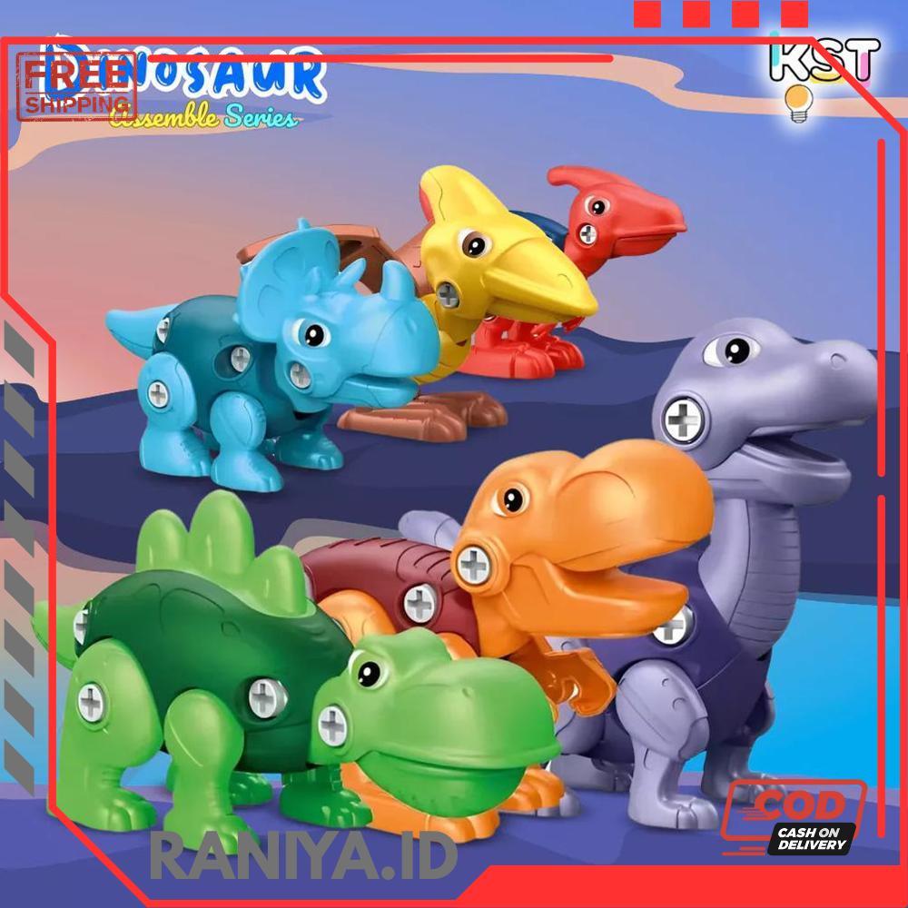 Dinosaur Puzzle Bongkar Pasang