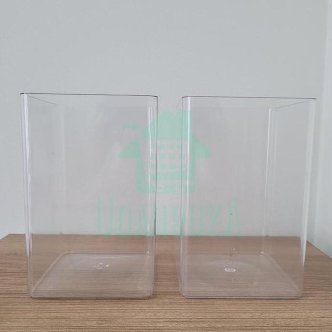 New- Toples Cupang Akrilik Kotak 2L - Toples Mika - Paxton