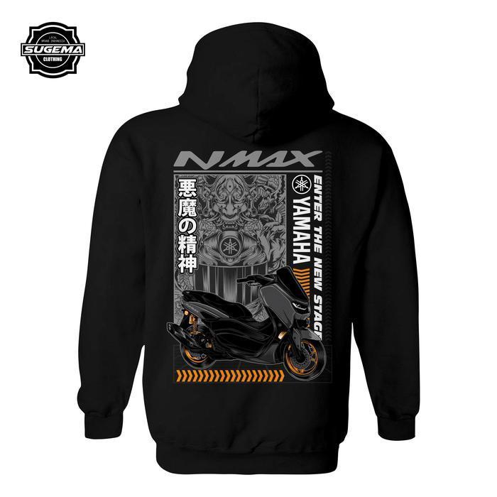 Sweater Hoodie Jumper Yamaha Nmax Enter The Stage - Jaket Motor Nmax New Best Quality 100% Original