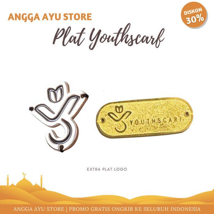 YOUTHSCARF - PLAT HIJAB  - LOGO PLAT Y - BY REQUEST - PLAT HIJAB PRINTING - PLAT HIJAB BERGO - PLAT 