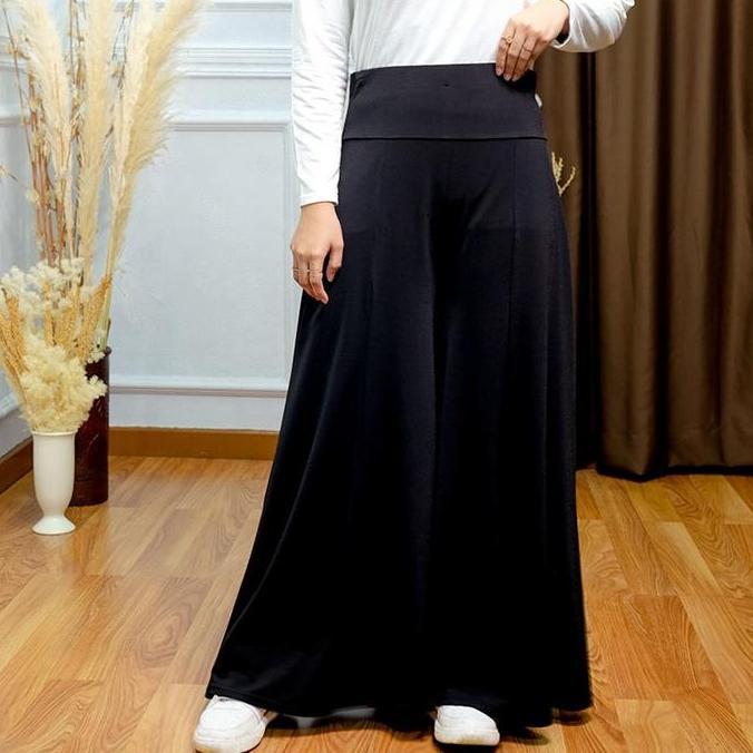 JV Hasanah Culottes Jersey Pants - Celana Kulot Jumbo Pinggang Full Karet celanakulot