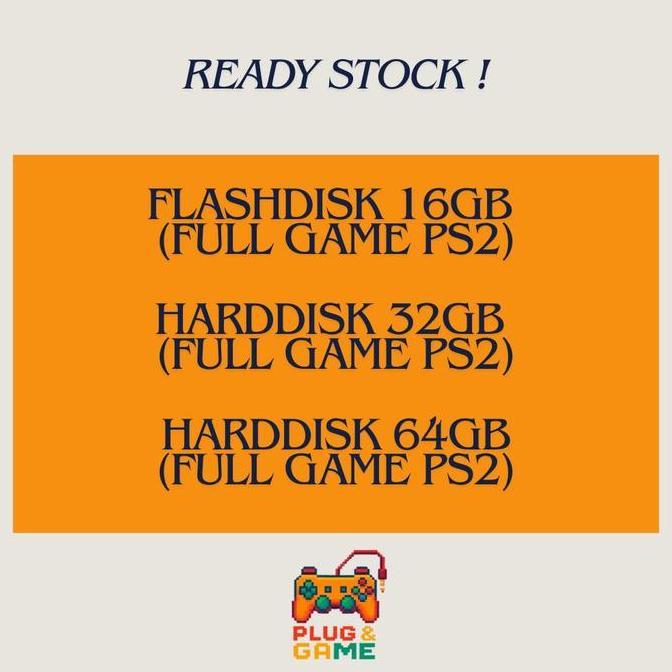 Flashdisk Full Game Nostalgia Bisa Request Tinggal Main 320GB - 500GB - 1TB