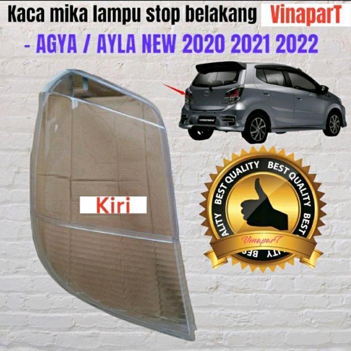 KACA MIKA LAMPU STOP STOPLAMP BELAKANG AGYA NEW 2020-2022 PUTIH