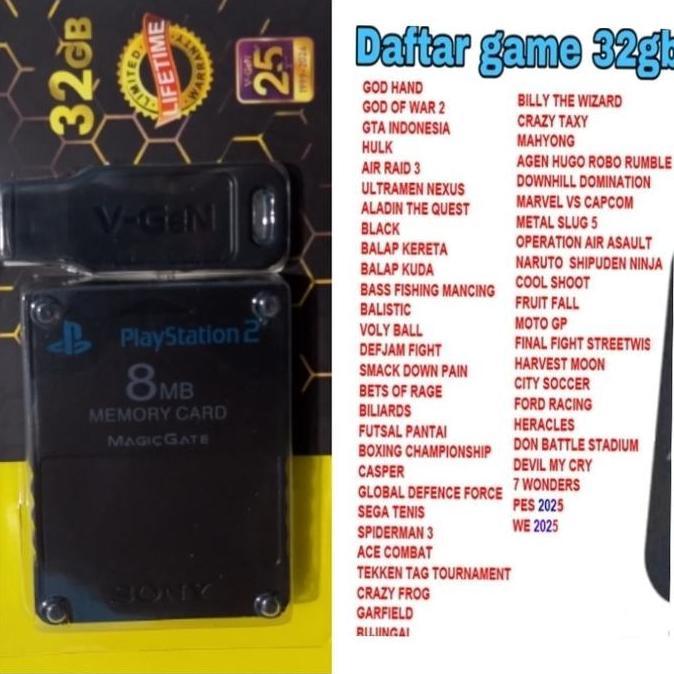 flashdisk dan MC Boot PS2