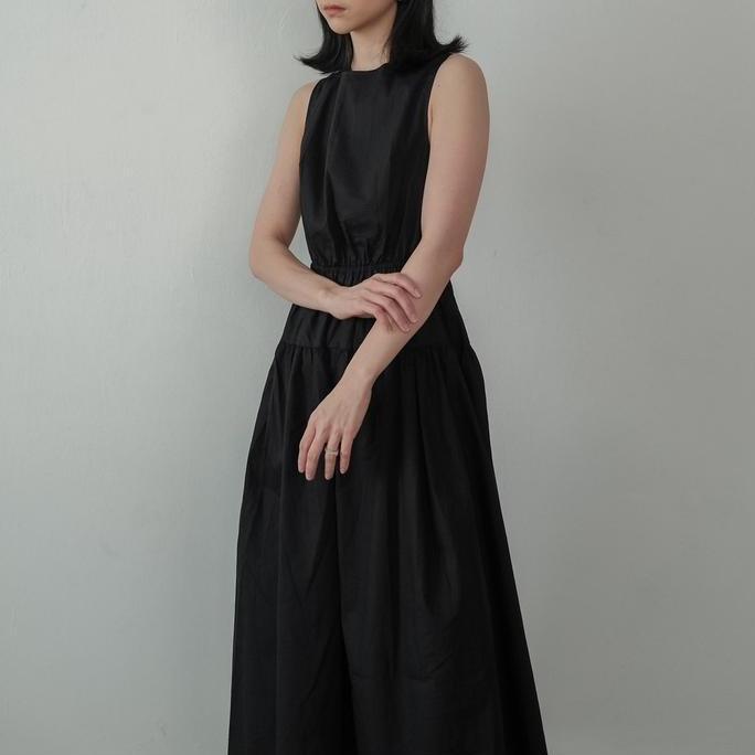 SNOOZE - Helena Dress | long dress maxi panjang sleeveless pinggang karet