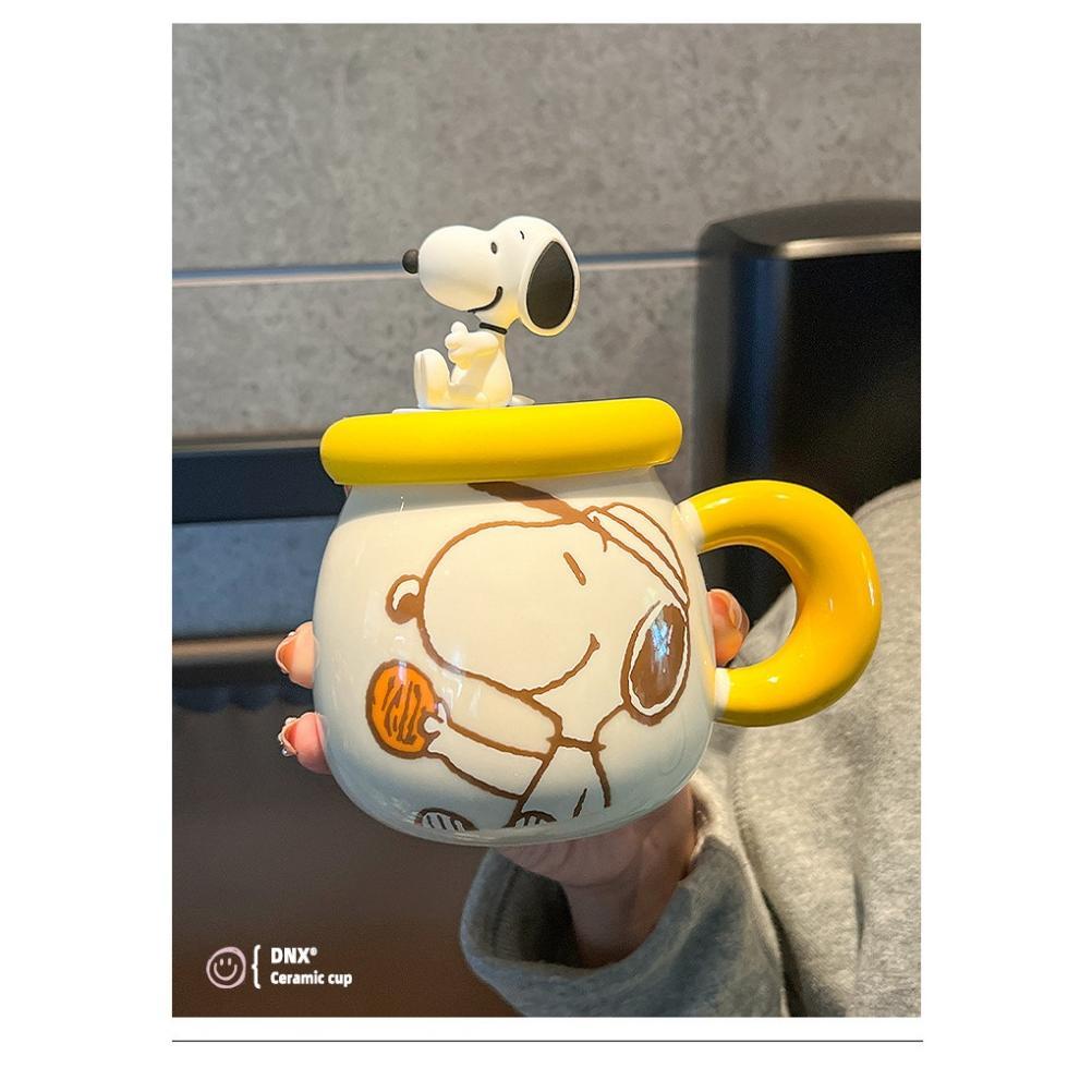 Mug Snoopy Colourful | Gelas Snoopy Premium | Mug Keramik Snoopy