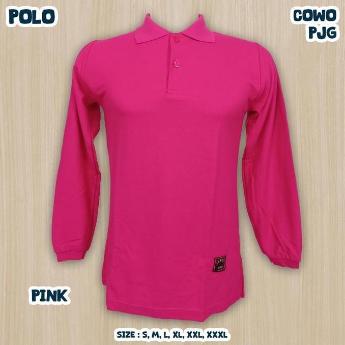 S-XXXXL Kaos Polos Couple Polo Tunik Muslimah Merah Kancing Depan Busui/Seragam Kantor/Santai warna 