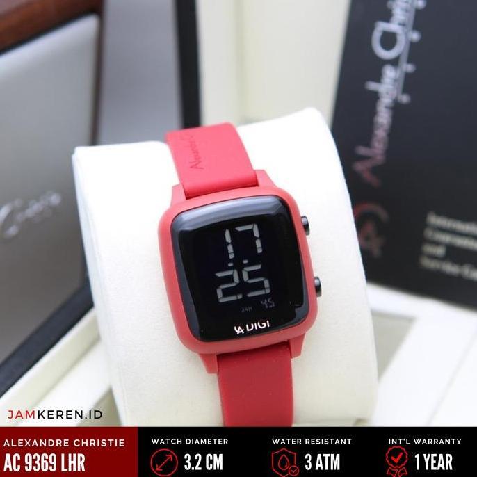 Jam Tangan Wanita Alexandre Christie 9369 AC9369 AC 9369 LH Tali Karet