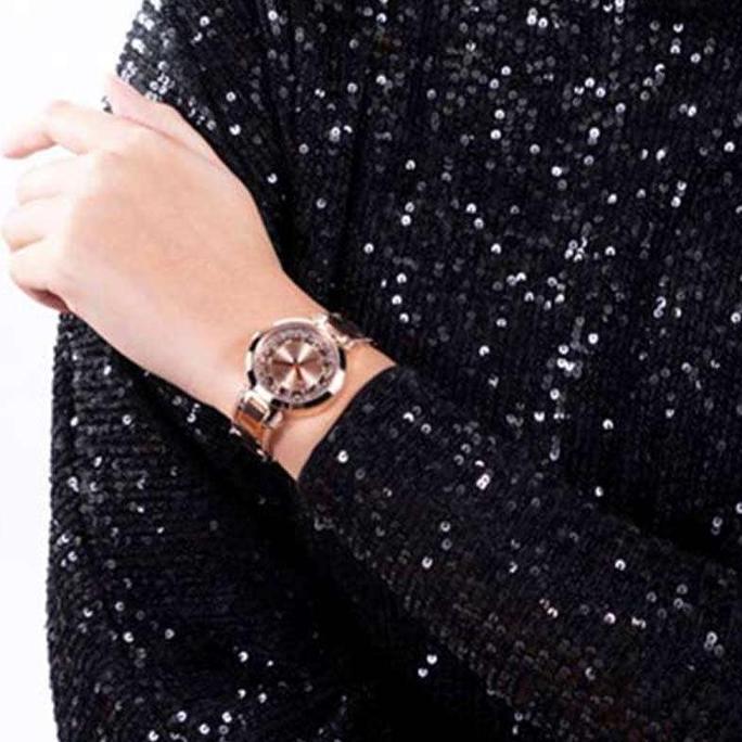 Guess Watches GW0470L3 Orinal CRYSTAL CLEAR Jam Tangan Wanita Rose