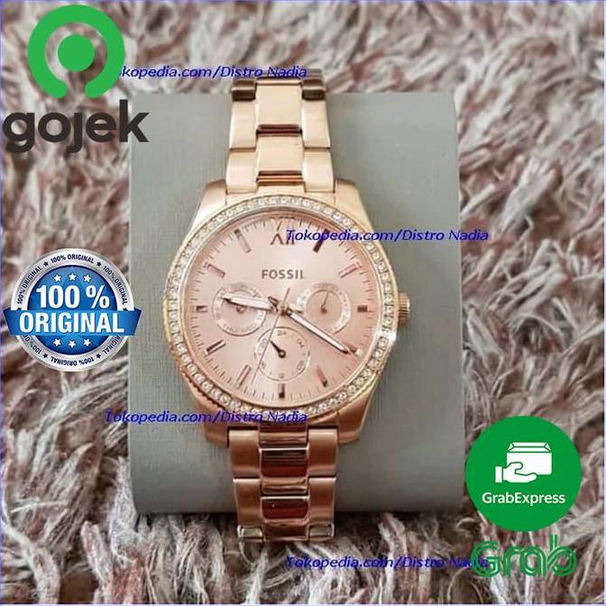 Jam Tangan Waita | Rose Gold | Jam Tangan Fossil Terbaru