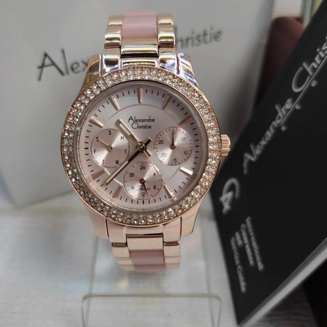 Jam Tangan Wanita Alexandre Christie Ac 2932 BF All Steel