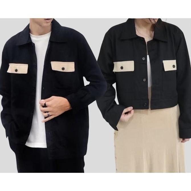 (isi 2 pcs) Jaket Couple Pasangan / Sweater Couple / Hoodie Couple Pacar / Baju Couple / Jaket Coupl