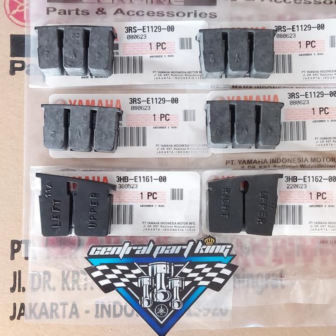 Absorber, Karet Damper Peredam Head Bagian Depan Rx King, Rxs, Yt115 Original Yamaha 3Hb-E1161-00 / 