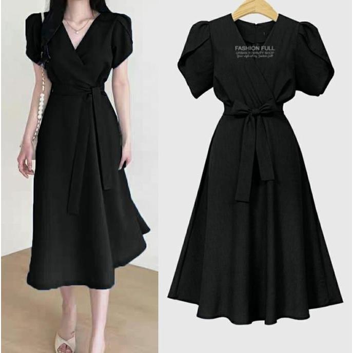 Dress Davia / Gaun Wanita Terbaru Kekinian / Dress Wanita Dewasa / Dress Wanita Modern / Dress Korea