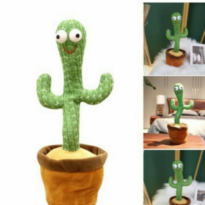 Boneka Kaktus Goyang Boneka Kaktus Berbicara Boneka Kaktus Dancing Kode 228