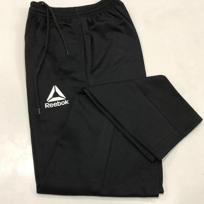 Celana Training Reebok Panjang Polos Training Olahraga - S, Hitam