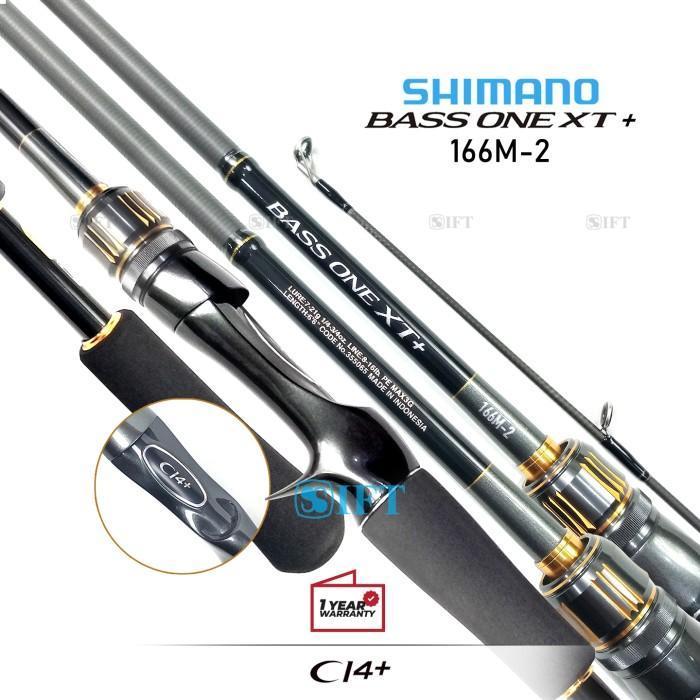 Joran Bc Shimano Bass One Xt+ | Ci4+ | Bait Casting Bassone [23] Original Dan Terpercaya