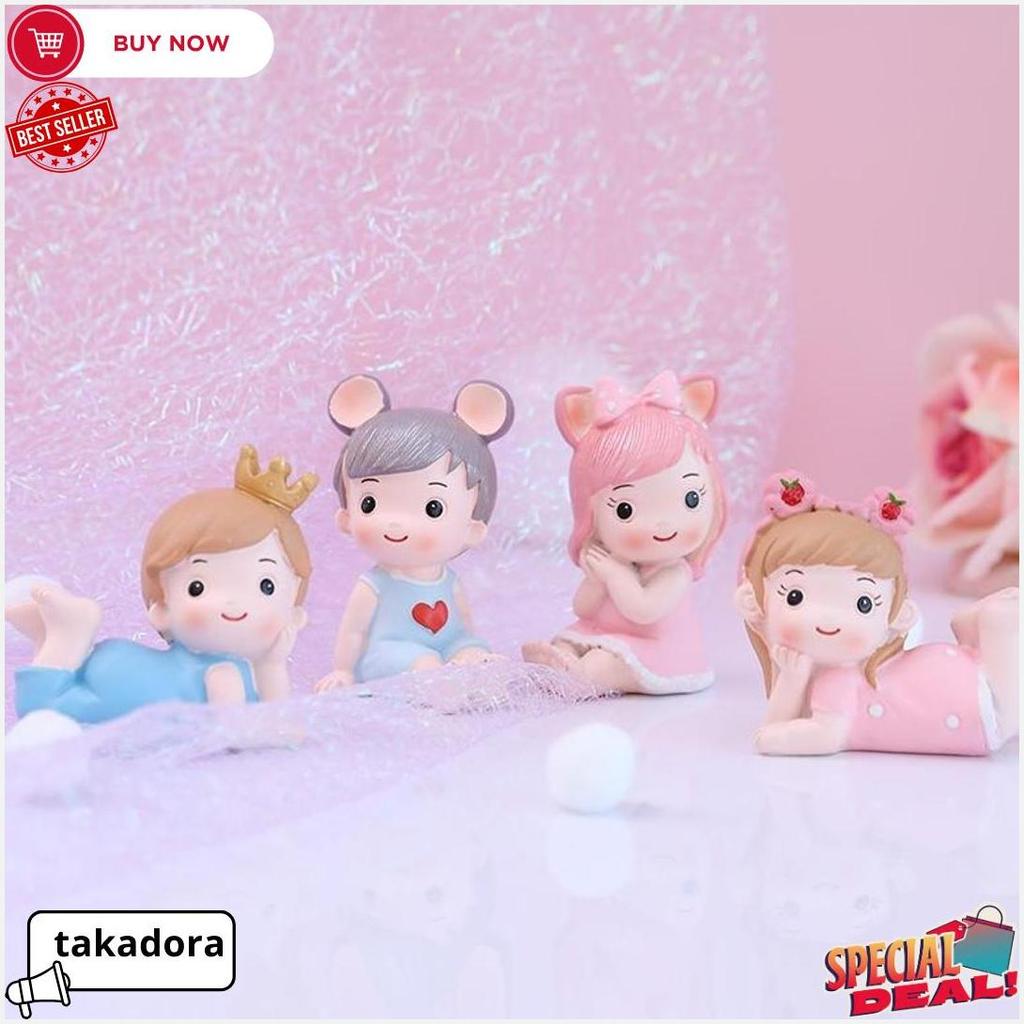 Dekorasi Pajangan Hiasan Kue Bayi / Cake Topper Newborn Baby Manyue 1 Bulan Allen Aile Gratis Ongkir