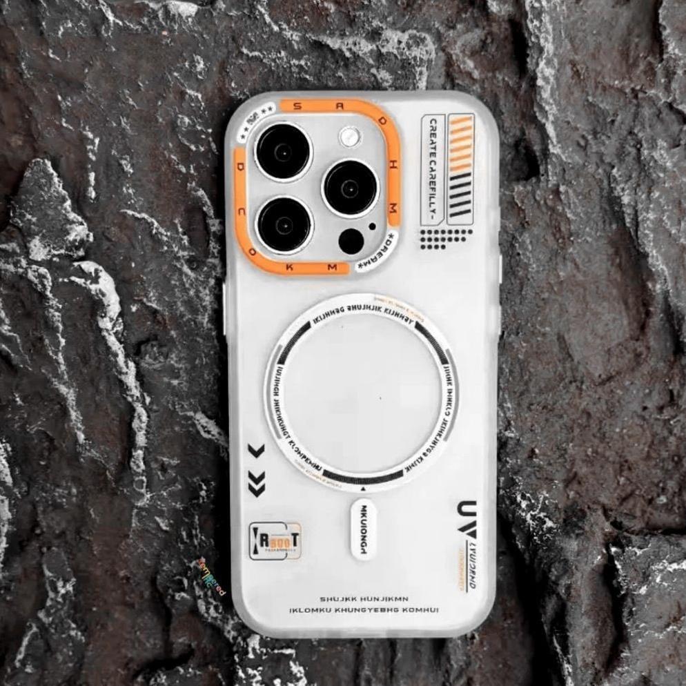 CUCI GUDANG ARTIFICIAL CASE MAGSAFE + RINGS KAMERA PREMIUM FULL HYBRID - HARDCASE/CASING HP IPHONE C