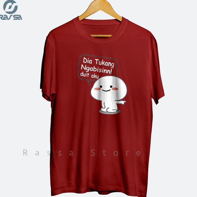 Kaos Distro Couple Pasangan Suami Istri Ngabisin Duit Orinal Cotton Combed Tebal