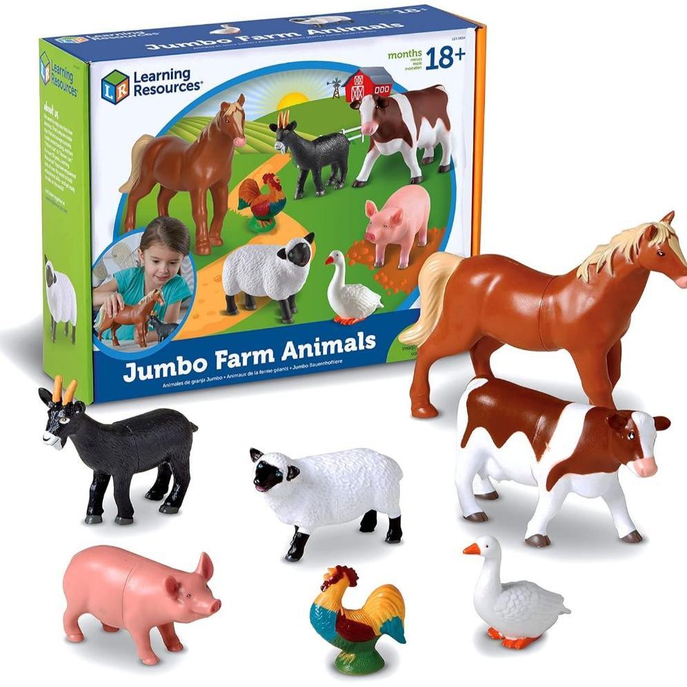 BEST SELLER Learning Resources Preloved Jumbo Farm Animals