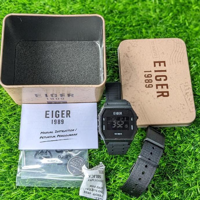 JAM TANGAN EIGER PROVO WATCH BLACK - HITAM