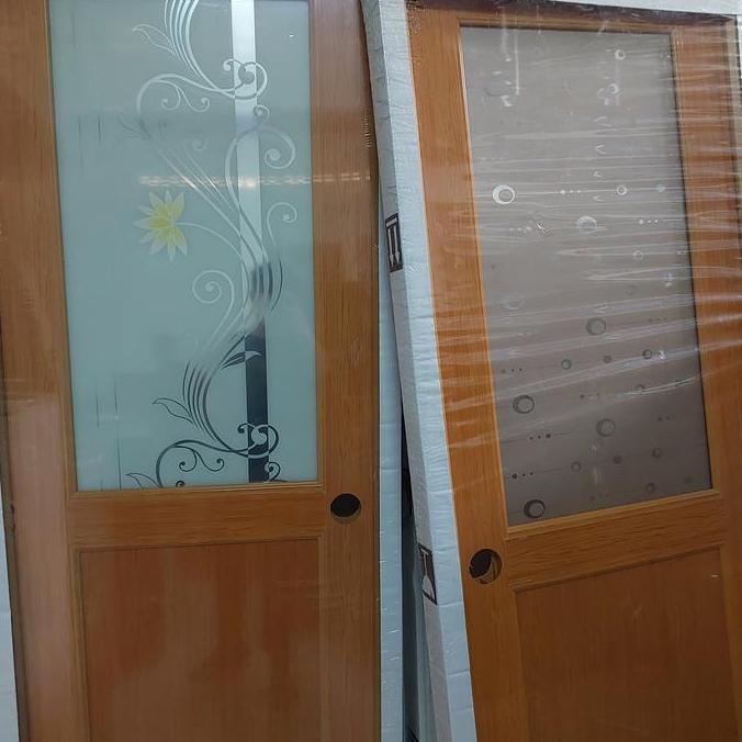 PINTU KAMAR MANDI UPVC-PINTU KAMAR MANDI KACA SIAP PASANG