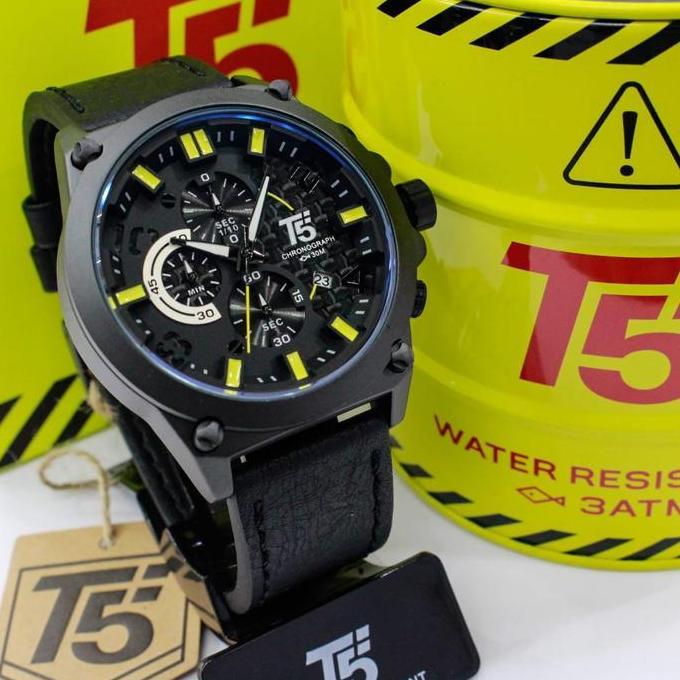 Jam Tangan Pria Original T5 H 3479G Chrono Aktif