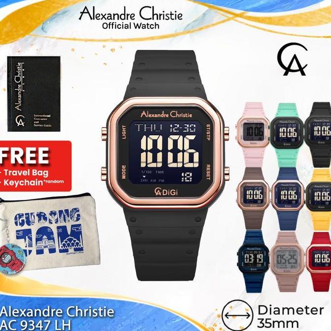 Alexandre Christie Wanita AC 9347 LH AC 9347 AC9347LH Rubber Strap
