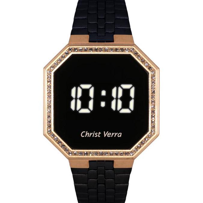 Christ Verra Casual Women's Dital Watches CV 71185L-18 BLK