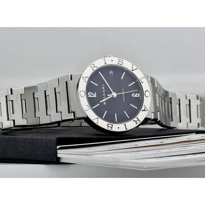 BNIB BVLGARI WATCH AUTOMATIC SILVER LOGO (D : 3,3 CM)