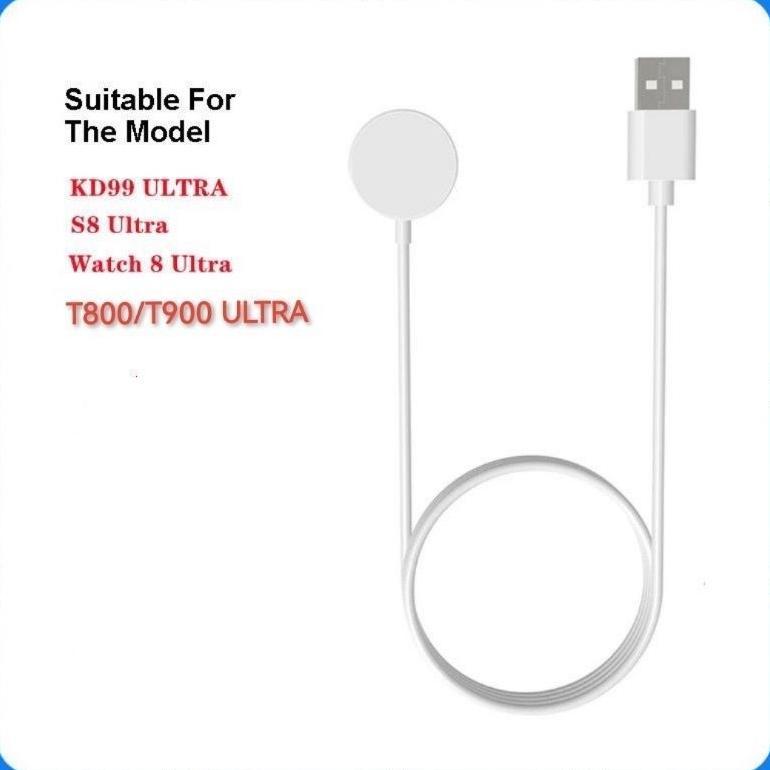 Bermutu Kabel Charger Smartwatch Semua Series T500 T55 T500 Series 7 Series 8 Series 8 Ultra I8 Pro 