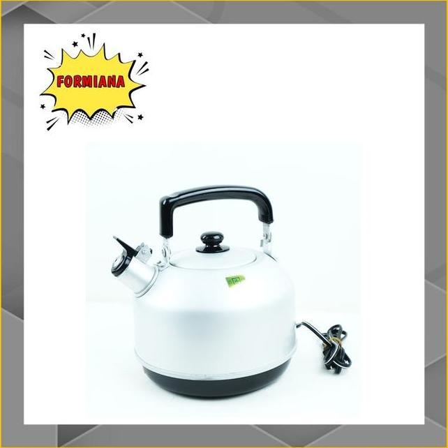 Teko Bunyi Listrik Maspion 22 Aluminium Sier Teko Pemanas Air