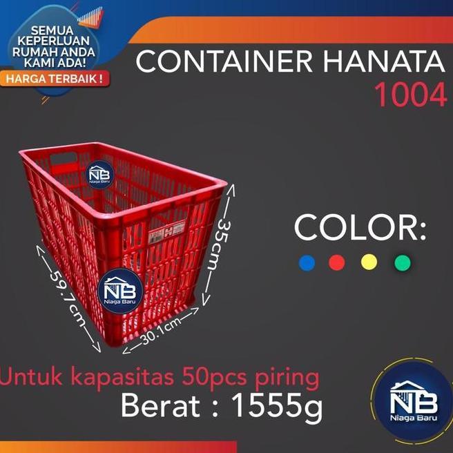 Keranjang Industri Keranjang Piring Hanata 1004 Box Container Gojek