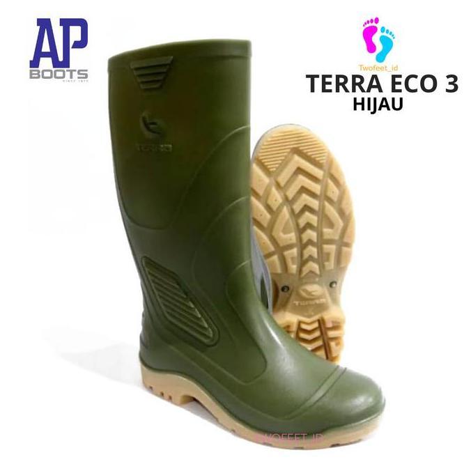 AP BOOTS TERRA ECO 3 - AP TERRA ECO 3 SIZE 38 - 43 - AP BOOTS HIJAU - HITAM - KUNING - ORANGE - SEPA