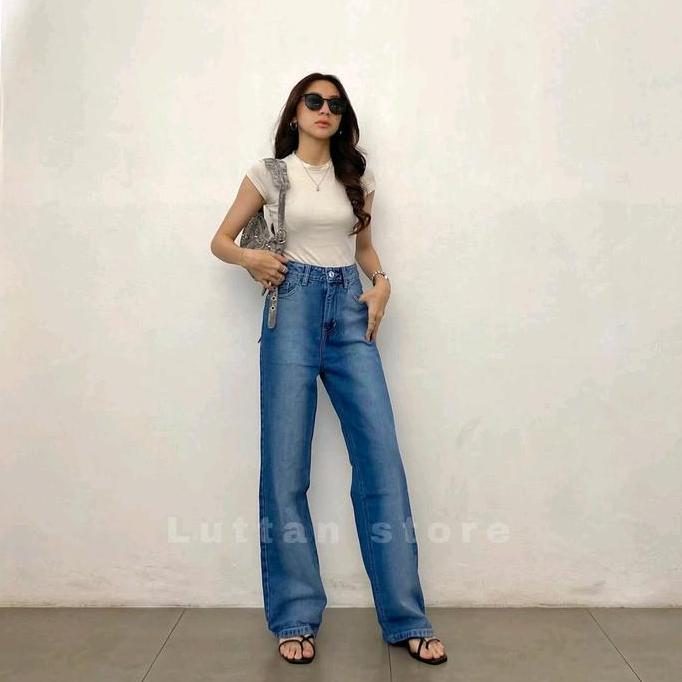 Hikaru Straht Jeans Luttan