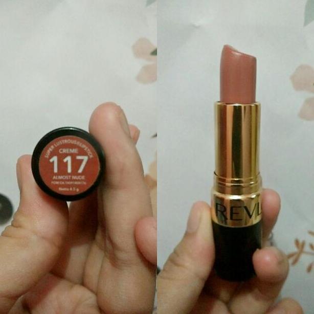 New- Revlon Superlustrous Lipstik (crme lipstick make up) 117 Almost Nude